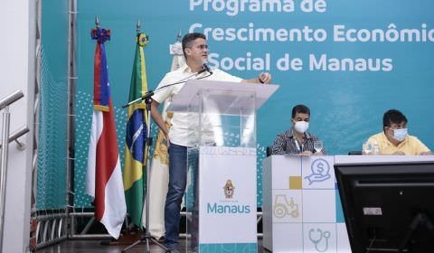 David Almeida anuncia programa 'Mais Manaus' com investimentos de R$ 1,2 bilhão e geração de 60 mil empregos