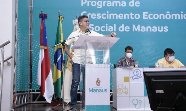 David Almeida anuncia programa 'Mais Manaus' com investimentos de R$ 1,2 bilhão e geração de 60 mil empregos