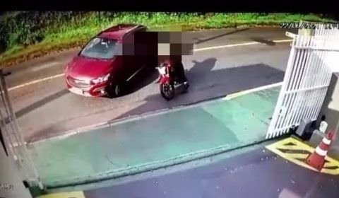 Vídeo mostra momento exato que homem mata mulher a tiros na porta de casa