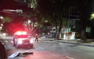 Homem morre após ser atropelado por motorista que não prestou socorro no Centro de Manaus