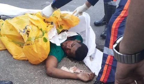 Homicídio atrás da antiga penitenciária Raimundo Vidal no centro de Manaus