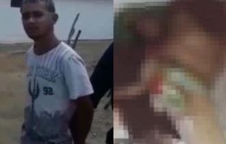 Jovem que cortou a garganta e arrancou a língua do próprio pai é preso por policiais