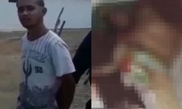 Jovem que cortou a garganta e arrancou a língua do próprio pai é preso por policiais