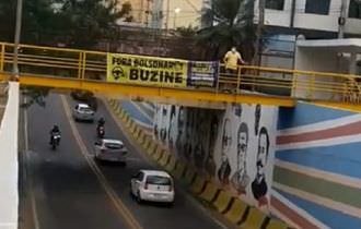 Motorista não aderem manifestação de ‘buzinaço’ contra Bolsonaro (veja o víde)