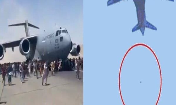 Vídeo mostra pessoas caindo de avião americano durante retirada de Kabul no Afeganistão