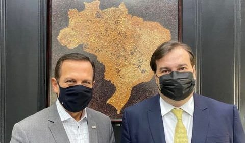 Doria anuncia Rodrigo Maia como secretário de projetos e ações estratégicas do governo de SP