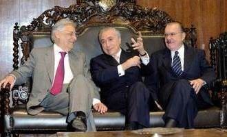 Temer, FHC e Sarney pedem paz pelas vias constitucionais