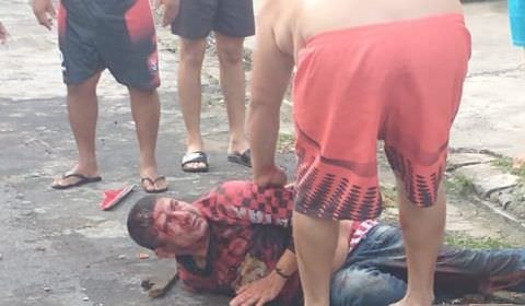Vestido de moto-táxi, bandido faz assalto em estudantes no bairro São José (Veja o vídeo) 