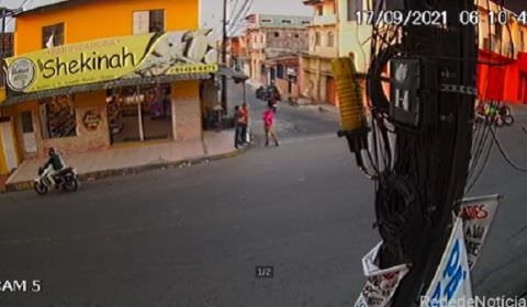 Dono de padaria leva quatro tiros no Armando Mendes (veja o vídeo)