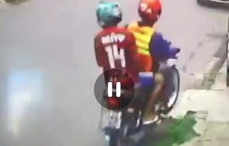 Bandidos em moto fazem assalto no bairro Grande Vitória (veja o vídeo)