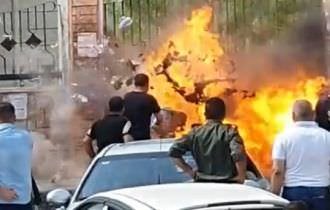 Homem com bomba na cintura explode no meio da rua (Veja o vídeo)