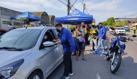 Semana Nacional de Trânsito 2021: motociclistas recebem treinamento para evitar ‘ponto cego’