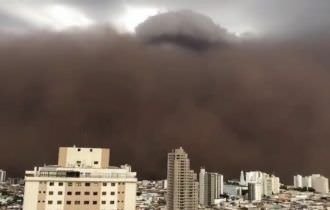 Tempestade de areia pode acontecer mais vezes, afirma meteorologista