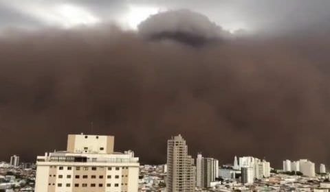 Tempestade de areia pode acontecer mais vezes, afirma meteorologista