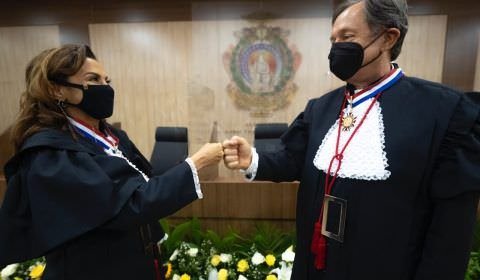 Mirza Cunha e Cezar Bandiera tomam posso como novos desembargadores do TJ