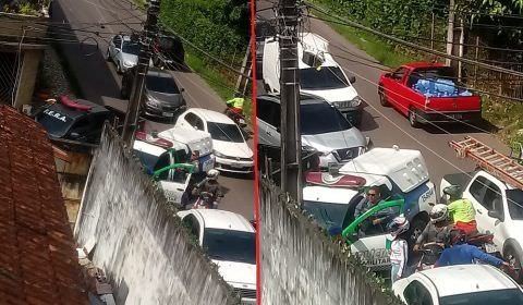 URGENTE: polícia intervém em assalto com refém no Jorge Teixeira (veja as fotos)