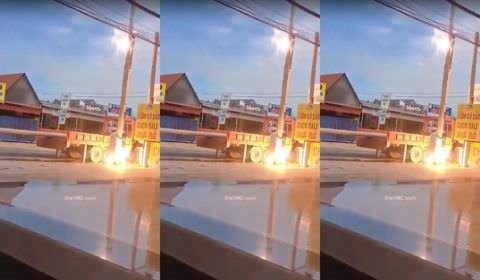 Homens morrem ao instalar poste de energia elétrica (veja o vídeo)