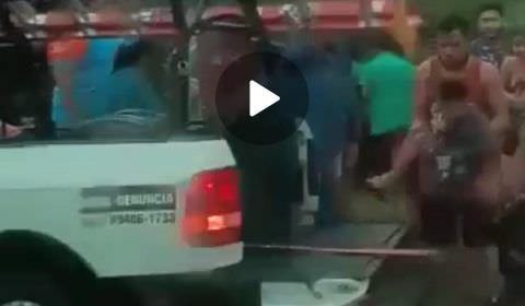 Criança é resgatada de acidente de ônibus em Iranduba e colocada na traseira de carro (veja o vídeo)