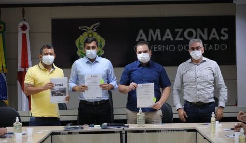 Wilson Lima assina convênios de R$ 36,7 milhões para investimentos em seis municípios do Amazonas