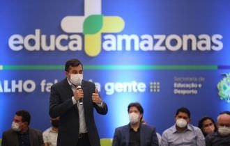 Wilson Lima sanciona lei que garante 14º e 15º salários aos professores da rede estadual de ensino