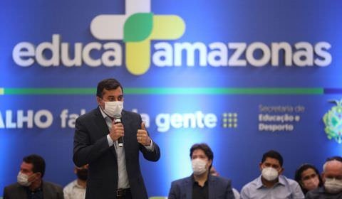 Wilson Lima sanciona lei que garante 14º e 15º salários aos professores da rede estadual de ensino