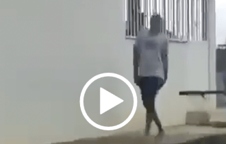 Veja o que aconteceu com homem que foi flagrado agredindo a própria esposa