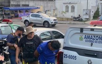 Homem é preso com armas, drogas e cadernos com contabilidade do tráfico em Manaus