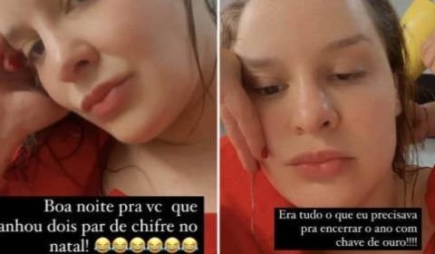 Cantora Maiara diz que ganhou chifres no Natal