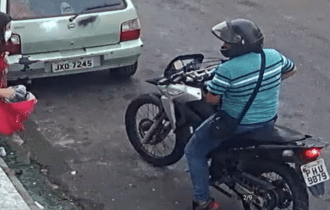 Alerta: se você ver esse motoqueiro no São José, corra e chame a polícia; veja vídeo