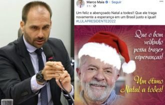 Eduardo Bolsonaro denuncia deputado ao MP por fazer propaganda eleitoral antecipada de Lula