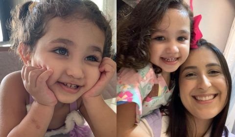 Família de Manaus faz campanha para custear tratamento de menina de 3 anos com tumor cerebral