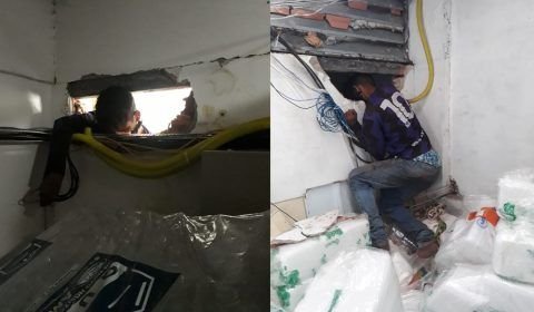 Homem morre entalado ao tentar roubar casa de frios em Manaus