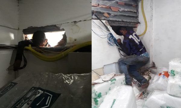 Homem morre entalado ao tentar roubar casa de frios em Manaus