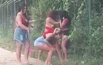 Mulheres saem na 'porrada' próximo a reserva Adolfo Duque (veja o vídeo)