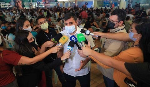 ‘Conseguimos chegar a 21 dias sem óbitos por causa da vacinação’, afirma governador Wilson Lima