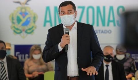 Governador Wilson Lima entrega viaturas e armamentos para as forças de segurança do estado