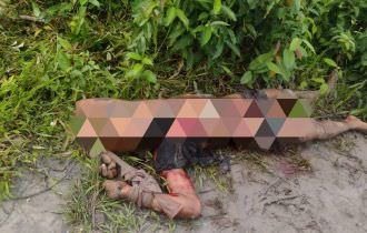 Corpo é encontrado amarrado em ramal de Parintins