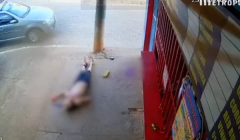 Imagens fortes: homem atira 3 vezes e mata ex-parceiro de crime
