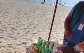 Proibição de garrafas de vidro na praia Ponta Negra requer atenção dos usuários