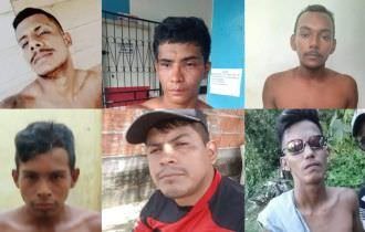 Seis homens são procurados pela polícia por crimes cometidos em Alvarães; veja fotos