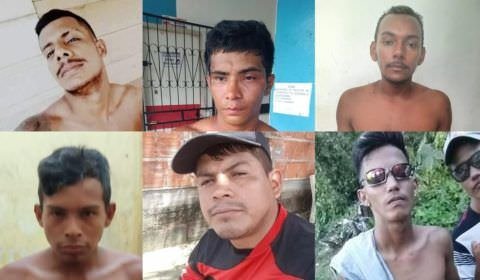 Seis homens são procurados pela polícia por crimes cometidos em Alvarães; veja fotos