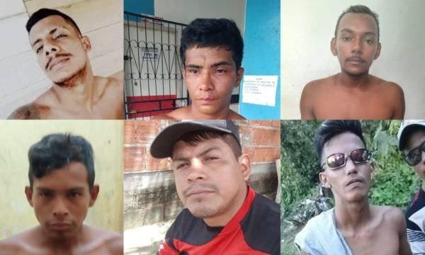 Seis homens são procurados pela polícia por crimes cometidos em Alvarães; veja fotos