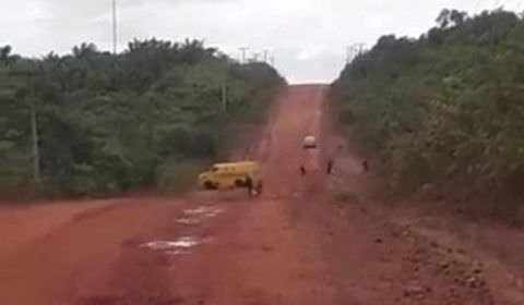 URGENTE: bandidos assaltam carro forte (Veja o vídeo)