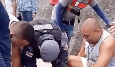 Urgente: motorista passa mal do coração enquanto dirigia na Avenida das Flores; veja vídeo