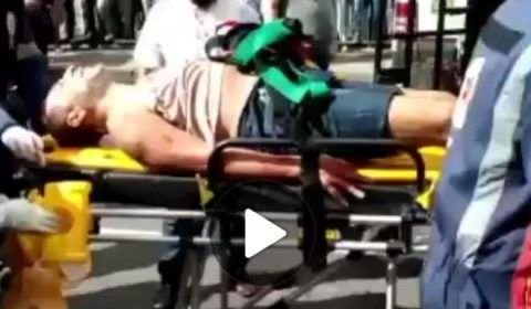 Viatura com presos é fuzilada em frente a fórum de Manaus (veja vídeo)