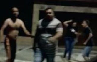 Vídeo: briga entre vizinhos acaba em confusão e tiros na zona norte