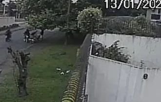 Vídeo mostra momento em que vendedores de frutas são baleados
