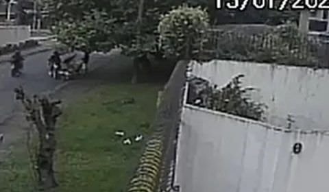 Vídeo mostra momento em que vendedores de frutas são baleados