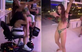 Anitta se diverte em festa com influencers: "Bêbada"