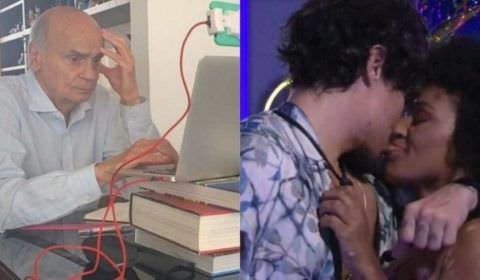 BBB22: Drauzio Varella dá bronca em Eliezer após beijos com herpes